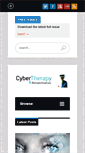 Mobile Screenshot of cybertherapyandrehabilitation.com